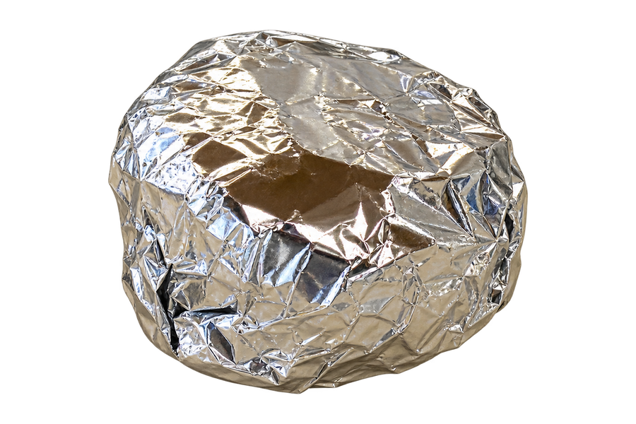 Traditional aluminium foil wrapper